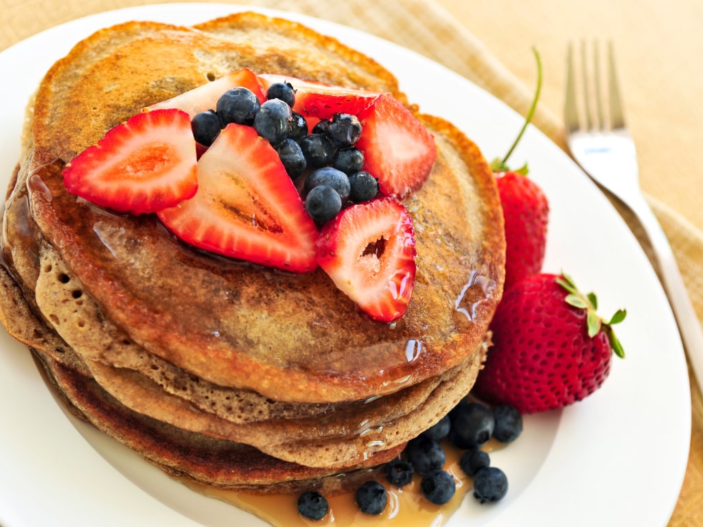 Whole wheat pancakes