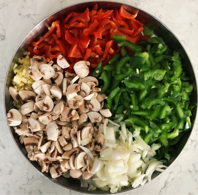 Healthy pizza toppings