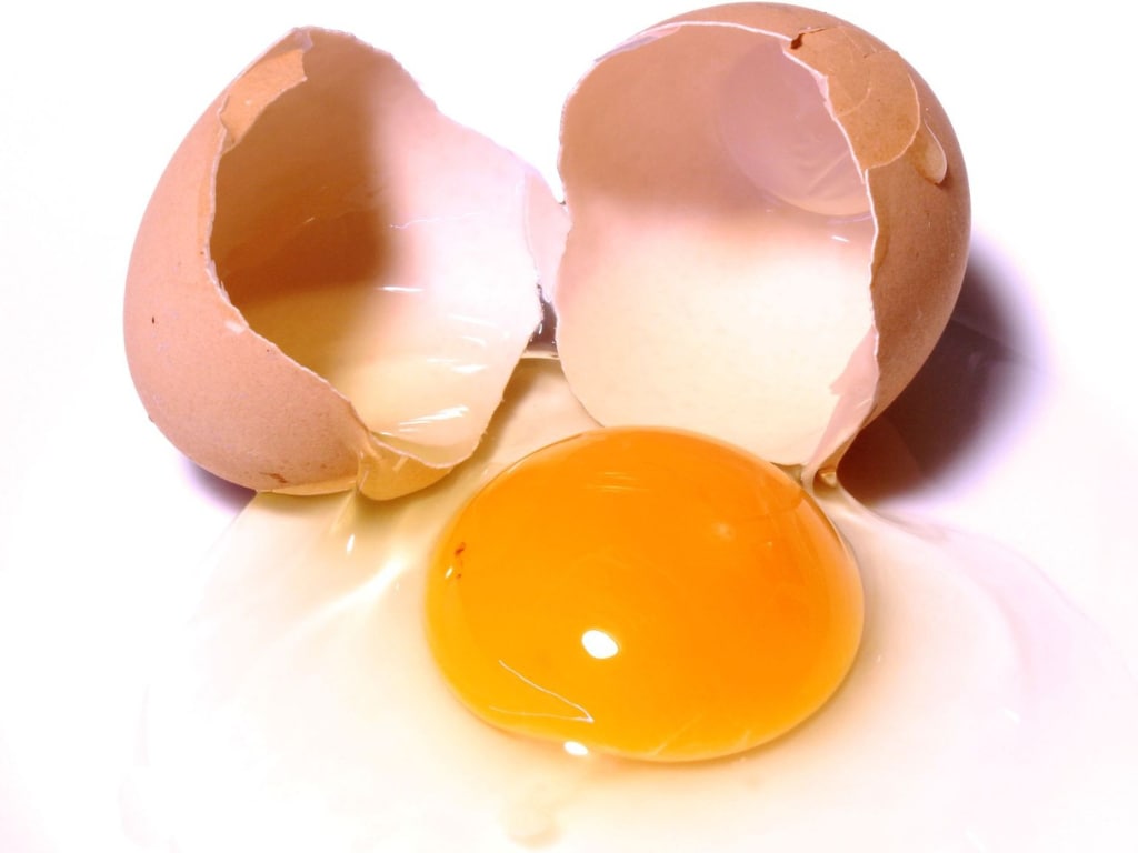 raw eggs