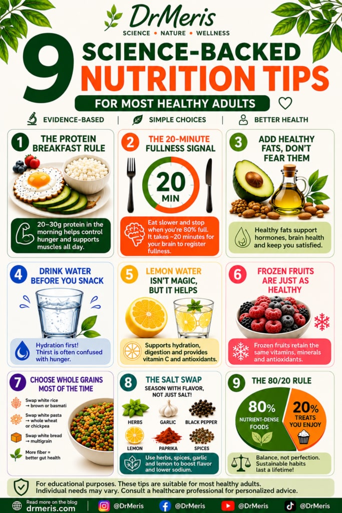 9 Nutirition tips